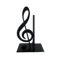 thumbnail image 2 of KGJQ 3D Printed Treble Clef Bookends, Music Note Shelf Organizer, Non-Slip Modern Bookend with Stable Support, Sturdy Music Themed Book Stand for Desk Decor, 2 of 8