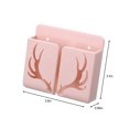 thumbnail image 2 of SPOORYYO Wall-Mounted Storage Box with Charging Port for Phones and Remote Controls, Multipurpose ABS Material Organizer for Bedroom and Bathroom, 2 of 3