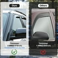 thumbnail image 3 of Nilight in Channel Rain Guards for Wrangler JK 2007 2008 2009 2010 2011 2012 2013 2014 2015 2016 2017 2018 Unlimited 4-Door Window Deflectors, Vent Window Visors, 3 of 6