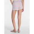 thumbnail image 3 of No Boundaries Pride Striped Dolphin Shorts, Women's XXS-XXL, 3 of 5