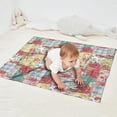 thumbnail image 2 of Pioneer Flower Floral Print Pattern Blanket,Comfortable Soft Lamb Wool Throw Blanket,All Season,Warm Lightweight Blankets for Sofa Bed Couch Living Room Chair,30"x40", 2 of 4