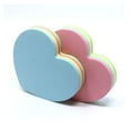 thumbnail image 3 of 2pcs Heart-shaped  Posted Self-Adhesive Paper Notes Facilitated Stickers Notepads (Random Color), 3 of 6