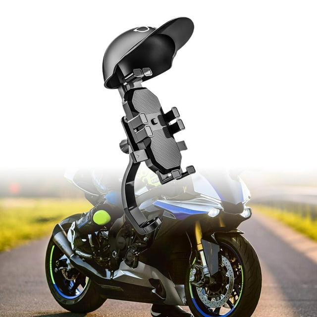 Soporte para teléfono de motocicleta Hugo a prueba de lluvia para Espejo retrovisor