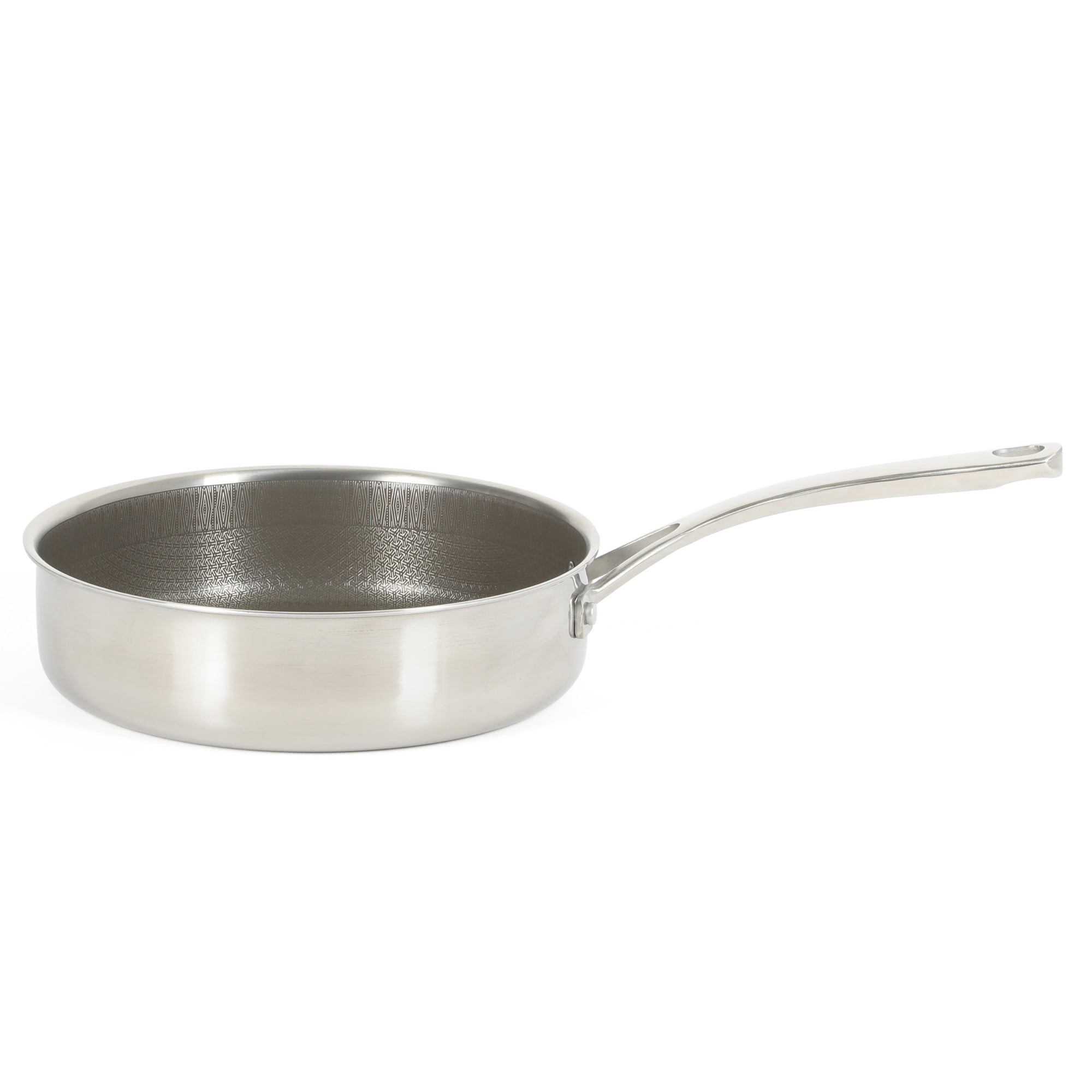Martha Stewart Badgley Hybrid Nonstick 10 Piece TriPly Stainless Steel Pots and Pans Non-Toxic Cookware Set