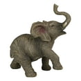 thumbnail image 6 of Safari Wildlife Adorable Male Tusked Elephant Trumpeting Collectible Figurine, 6 of 9