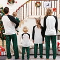 thumbnail image 2 of Xmarks Holiday Family Matching Pajamas Christmas Pjs Set Long Sleeve Tops Xmas Pajamas Pant Cute Family Jammies, 2 of 9