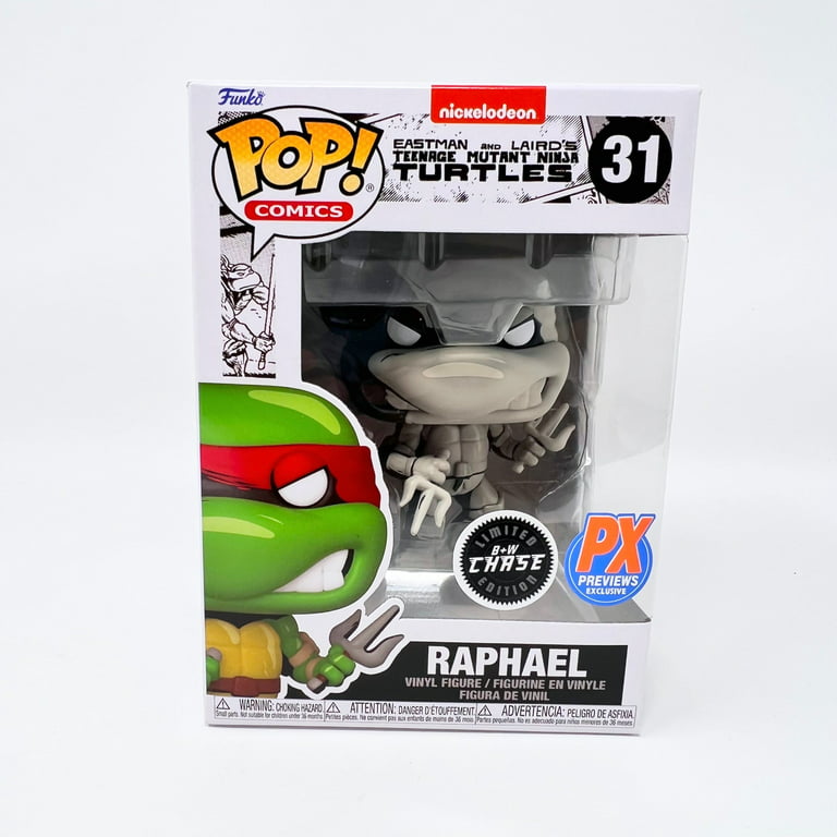 Tage en risiko Uretfærdighed transfusion Funko Pop Comics Teenage Mutant Ninja Turtles Raphael Previews Chase  Damaged - Walmart.com