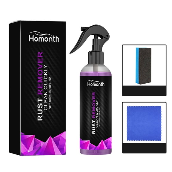 Multi-Functional Wheel Hub Renewal Agent, Rust Remover Spray for Metal,Multifunctional Metal Rust Remover,Car Rust Removal Spray,Iron Powder Remover (100 ML)