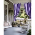thumbnail image 4 of nqOlkjepod Outdoor Curtains for Patio Waterproof, Purple Ombre Outdoor Privacy Panels Grommet, Abstract Art Moire Ocean Waves Blackout Outside Curtains for Porch/Cabana/Pergola 54"x108", 2 Panels, 4 of 8