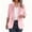Pink, variant on Kukoosong Women's Blazers Suit Jackets, Women's Lapel Collar Button Blazer Suit, Open Front Work Office Blazer Jacket