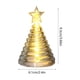 thumbnail image 3 of LED Christmas Tree Candle Ornament with Timer, Flameless Electronic Candle Light for Holiday Decor, Home Tabletop Fireplace Mantel Party Wedding Festival Celebration Decoration, Warm White Lights, 3 of 6