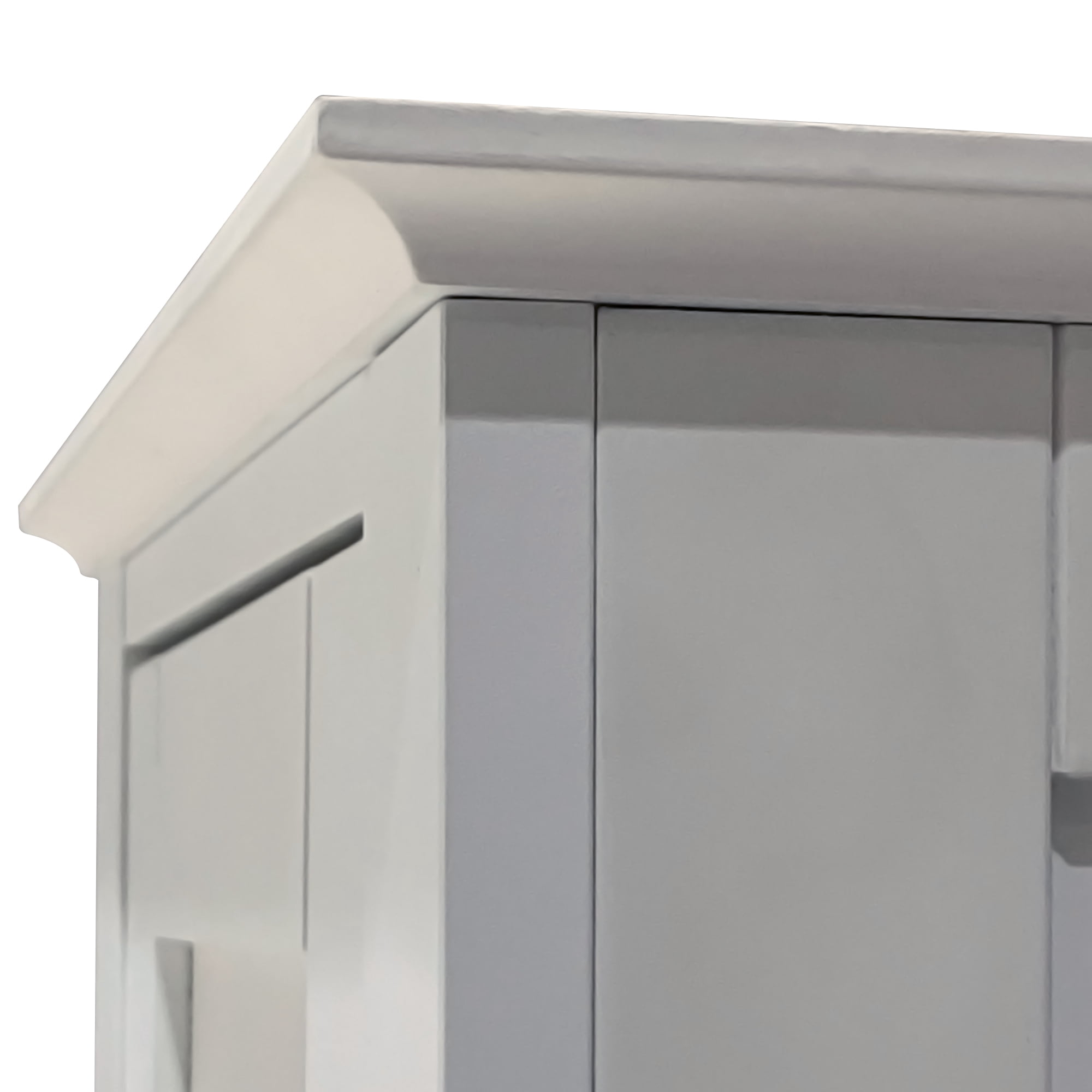 Leumius Bathroom Storage Cabinet,63" Tall Narrow Wooden Freestanding Bath Cabinet with 2 Doors 5 Tier Shelves for Bathroom,Kitchen,Living Room,White