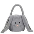 thumbnail image 1 of Easter Plush Rabbit Gift Basket - Multifunctional Party Decor, 1 of 6