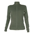thumbnail image 1 of Sueter Mujer Moda Sweater Dama Abierto Cierres Abrigo Ligero LOLE  Sueter, 1 of 5