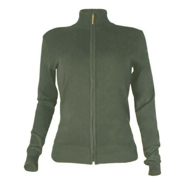 Sueter Mujer Moda Sweater Dama Abierto Cierres Abrigo Ligero LOLE Sueter