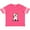 Football Pink and White, variant on Inktastic Kiniart Bulldog Puppy Boys or Girls Toddler T-Shirt