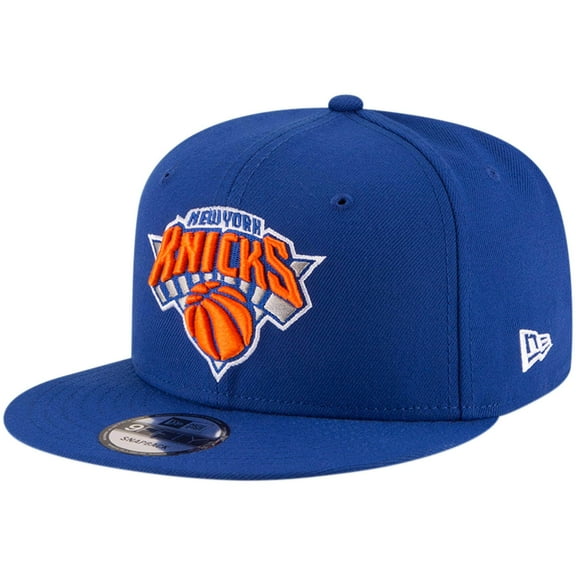 Men's New Era Blue New York Knicks Official Team Color 9FIFTY Snapback Hat