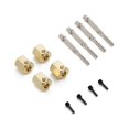 thumbnail image 2 of yingyy Drive Adapter Wheels Hub Metal RC Remote Control Cars Combiner Mountings Accessory Interior Repairing Conversion 4*4 Set Harden 4*4 Set, 2 of 6