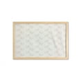 thumbnail image 1 of Floral Wall Art with Frame, Pastel Ornamented Design of Repetitive Blooming Peony Flowers and Leaves, Printed Fabric Poster for Bathroom Living Room, 35" x 23", Ivory and Grey Yellow, by Ambesonne, 1 of 2