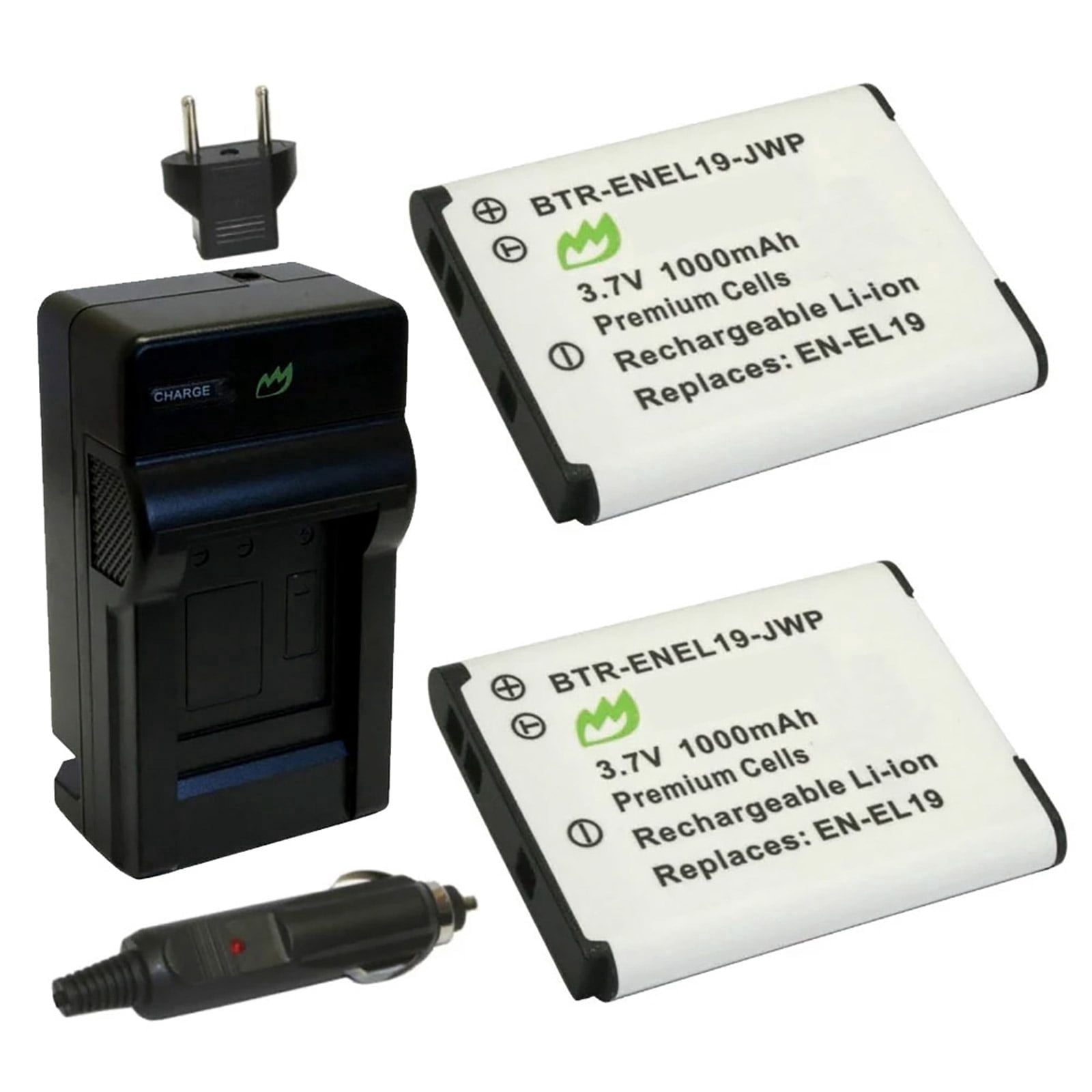 Sony Cybershot DSC-T77 High Capacity Batteries (2 Units) + AC/DC