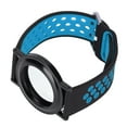 thumbnail image 4 of Estuche para reloj para localizador iOS 2021 Correa de reloj de silicona suave multifuncional para niños y personas mayores Negro Azul, 4 of 12