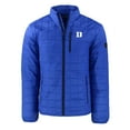 thumbnail image 2 of Men's Cutter & Buck  Royal Duke Blue Devils Rainier PrimaLoft- Insulated Full-Zip Hoodie Puffer Jacket, 2 of 3