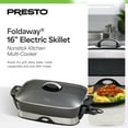 thumbnail image 2 of Presto 16" Foldaway Electric Skillet, 2 of 12
