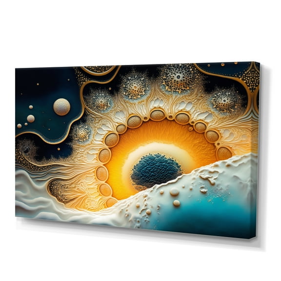 Designart Abstract Modern Shapes I Canvas Wall Art