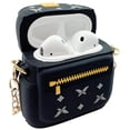 thumbnail image 2 of Case for Airpods 1&2 Case,Silicone 3D Cute Funny Cartoon Character Kawaii Bag Airpods Cover Shock Proof Compatiable with Wireless Charging Case for Kids Girls Teens Women Boys (Black Backpack), 2 of 6