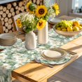 thumbnail image 4 of Sage Green Spring Floral Round 13 Inch Placemats Set of 6, Summer Botanical Farmhouse HeatResistant Non Slip Place Mats for Dining Table, Wipeable Braided Kitchen Table Mats for Housewarming, 4 of 9