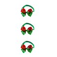 thumbnail image 2 of ziyahi Noël Série Animal Arc Réglable Taille Festival Collier Animal Décoratif Rouge Vert 3Set, 2 of 6