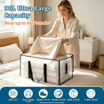 90L 6-Pack Moving Bags Heavy Duty Extra Large，Clear Tote Moving Boxes ...