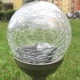 thumbnail image 5 of Paquete de 6 luces de bola de cristal agrietado que cambian de color con energía solar para decoración de pasillos de patios y jardines, 5 of 5