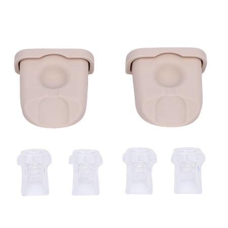 Silicone Duckbill Valve and Diaphragm Kit for Breast Pumps, 6-Piece Replacement Set