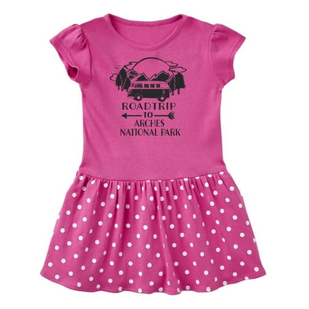 

Inktastic Road Trip To Arches National Park Gift Toddler Girl Dress