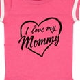 thumbnail image 4 of Inktastic I Love My Mommy in Black Chalk Heart Boys or Girls Baby Bodysuit, 4 of 5