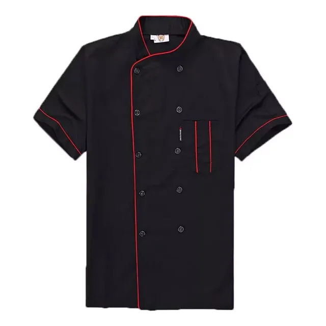 Filipina Chef Transpirable Suaveusable Manga Corta Uniforme