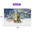 thumbnail image 5 of Merry Christmas Soft Coated Wheaten Terrier Snowy Winter with Tree Decorations Doormat Wheatie Dog Lover Indoor Outdoor Welcome Mat - 12020, 5 of 5