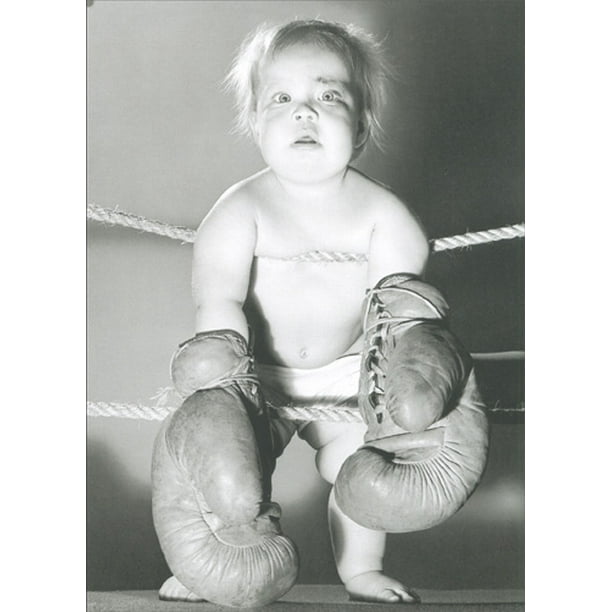 Graphique De France Prize Fighter Baby Wearing Boxing Gloves Birthday Card Walmart Com Walmart Com