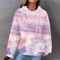 thumbnail image 2 of Sweatshirts for Women ZHUGeLI Pullover Clearance! Women's Fashion Printed Long Sleeve Round Neck Sweatshirt Casual Loose Pullover Shirts Pullovers Womens Tops Sweatshirt Hoodies Color Printing, 2 of 6