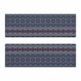 thumbnail image 2 of Ethnic Bench Cushion Set of 2, Colorful Composition with Triangles and Stars Traditional Oriental Motifs, Standard Size Foam Pad and Decorative Cover, Multicolor, by Ambesonne, 2 of 4