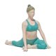 thumbnail image 1 of Figura de chica de yoga a escala 1/64, pintada a mano, miniatura de resina 1114, 1 of 9