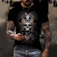 thumbnail image 2 of JINMGG Mens Tops Clearance under $5,Men's Unisex Daily T Shirt 3D Print Graphic Prints Animal Print Long Sleeve Tops Casual Bloue,Coffee XXXXXXL, 2 of 9