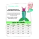 thumbnail image 2 of Vestido De Princesa Sirena Con Collares Y Pulseras, Vestidos De Princesa Sirenita Para Niñas Disfraz De Sirena Vestido De Fiesta De Cumpleaños, 2 of 5