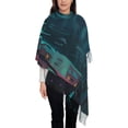 thumbnail image 4 of Cauagu Lost Golden Key Print Women Wrap Shawl tassels Scarves Retro Scarf 77.6"X28.3", 4 of 8