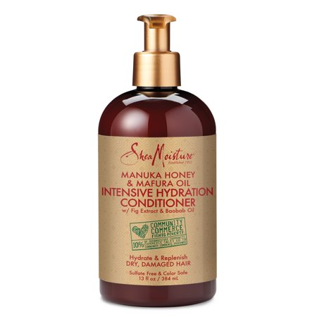 Hain Honey - Manuka Honey & Mafura Oil Intensive Hydration Conditioner - Infuses Moisture to Curly, Coily Hair - Sulfate-Free with Natural & Organic Ingredients - Improves Manageability and Increases Shine (13 oz)
