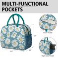 thumbnail image 6 of Flower Lunch Bag for Women Men Reusable Insulated Lunch Bags, Leakproof Cooler Food Lunch Tote Bag, Large Capacity Lunch Box for Work School Travel Picnic, 6 of 7