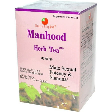 Health King Manhood Herb Tea, 20 Ct