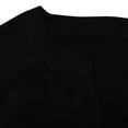 thumbnail image 5 of Miluxas Women's Summer Cute Tie Front Romper -Long Sleeve V-Neck Loose Fit Short Jumpsuit Lightweight Comfy Solid Beach Trip Outfits Black, 5 of 8