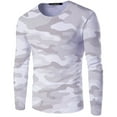 thumbnail image 3 of Zshosam Long Sleeve T-Shirt for Men(White,XL), 3 of 4